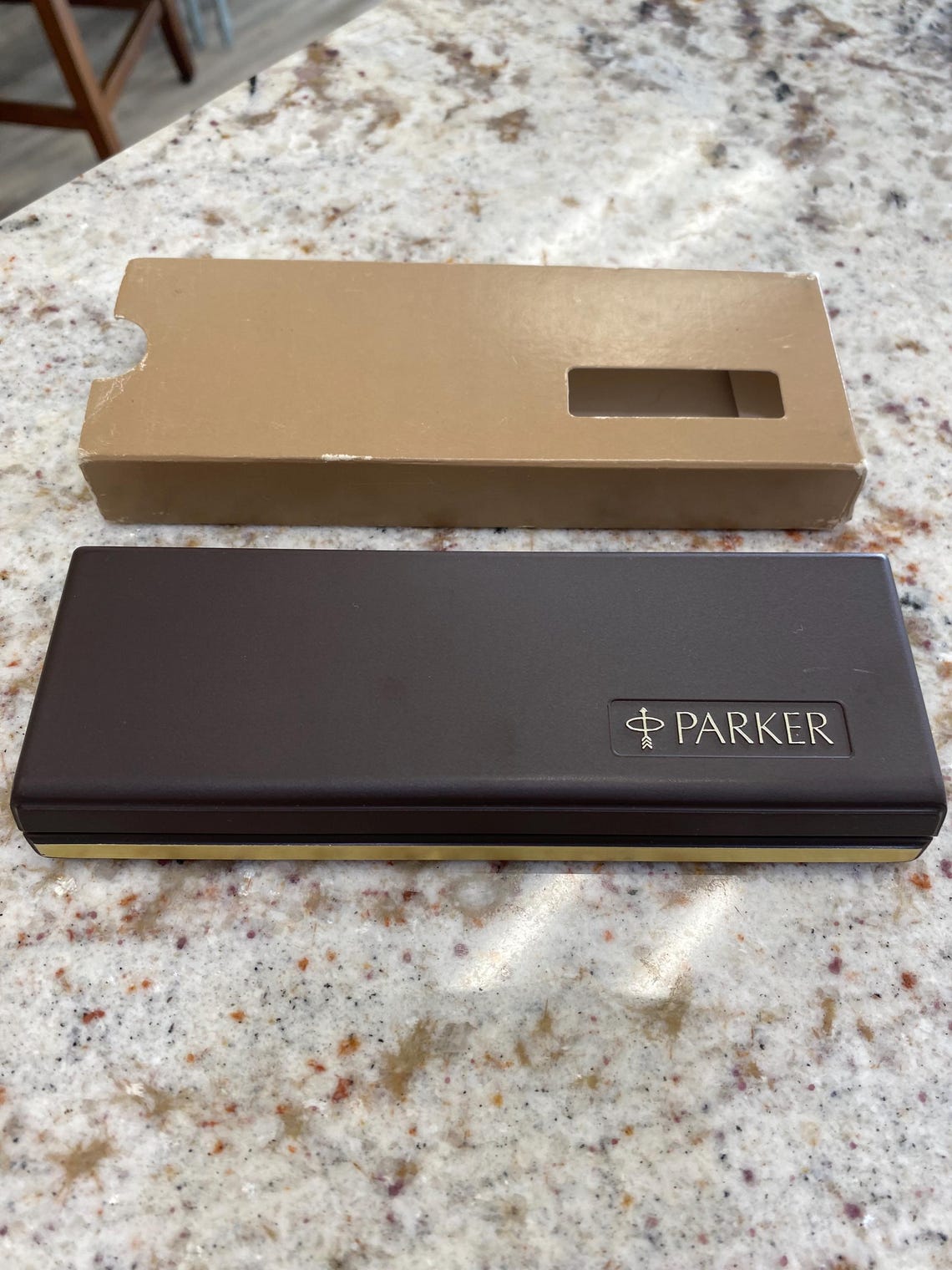 Vintage PARKER 14k Gold Nib Fountain Pen & Mechanical Pencil Set in ...