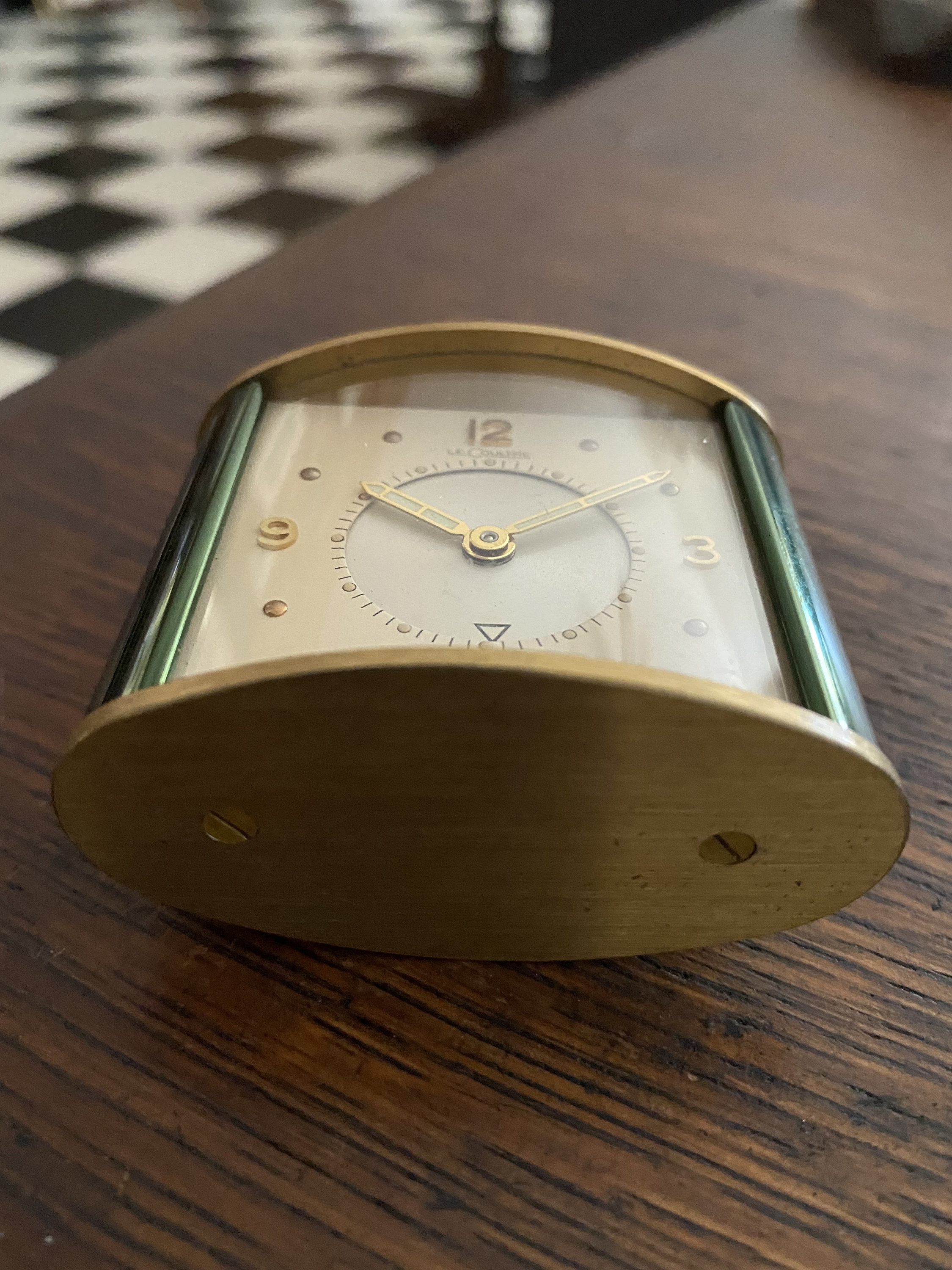 Jaeger Lecoultre 8 Day Alarm Swiss Travel Desk Clock Etsy