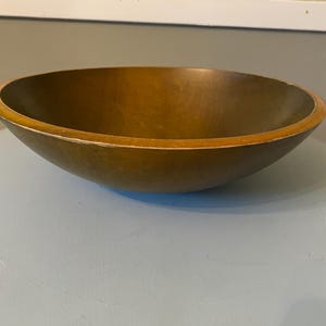 Antique wood Mixing Bowl ~ Made in Vermont c. Early 20th Century