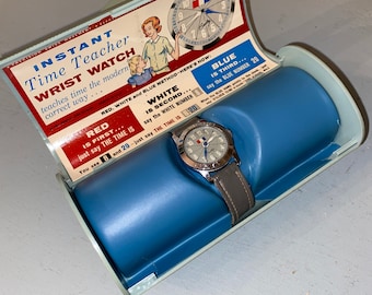 Reloj de pulsera Bradley Instant Time Teacher original n.º 157 en caja