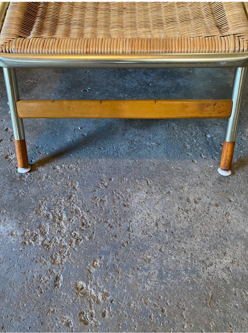 Vintage Mid Century Telescope Furniture Company Rattan Patio Etsy