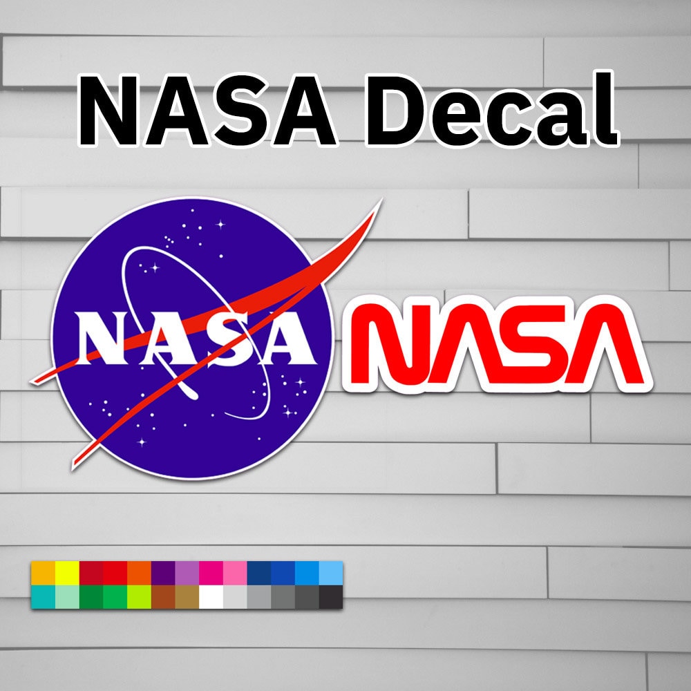 Buy Nasa Logo Sticker Coonnnnl Space Stickers Laptop Stickers