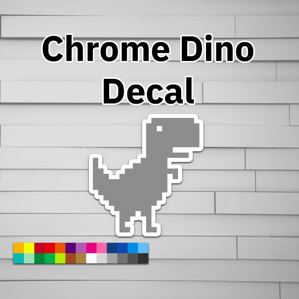 Google Chrome Dino Set By Dead Zebra Official Google Collection Toy