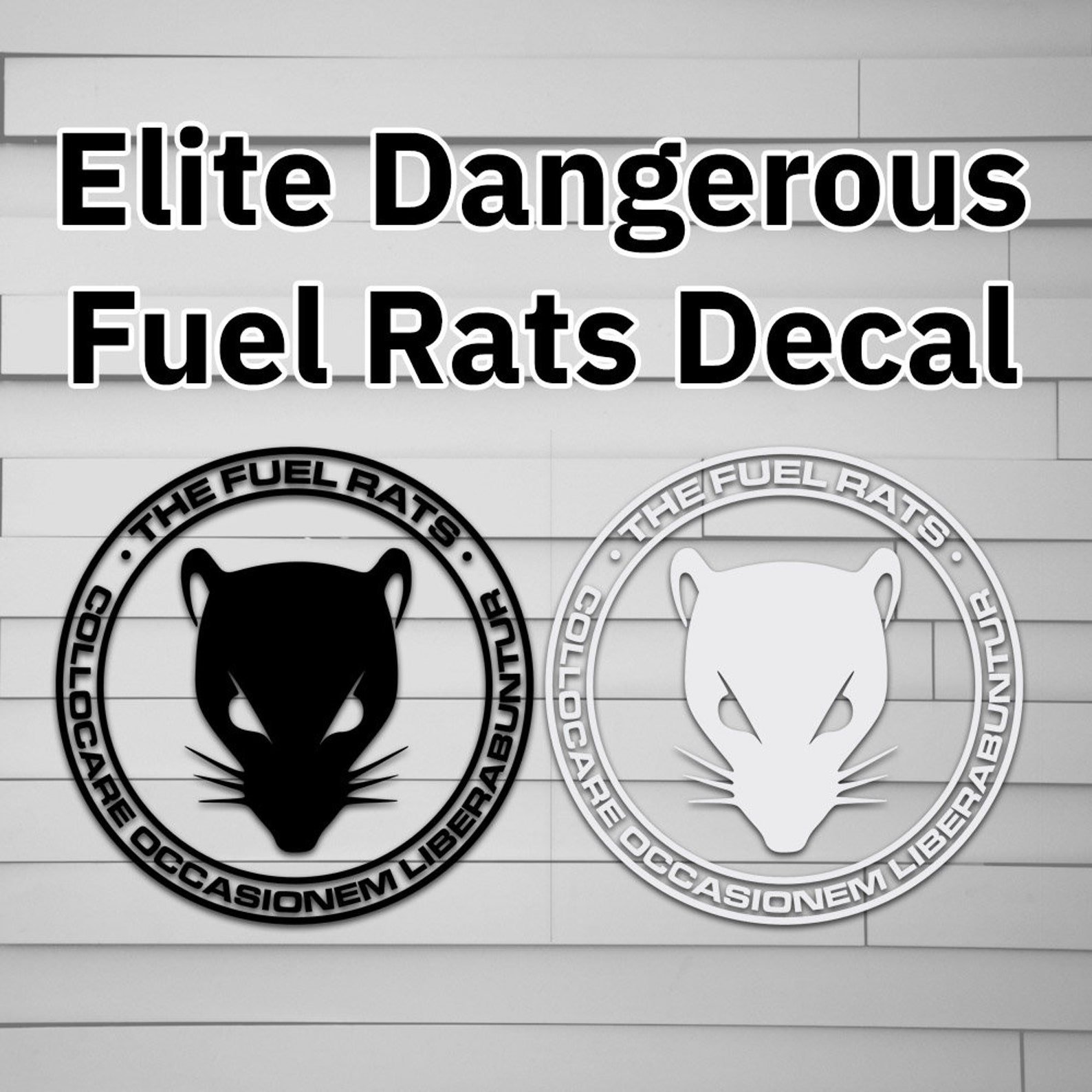 Elite Dangerous Fuel Rats Decal for Car laptop window tumbler Etsy