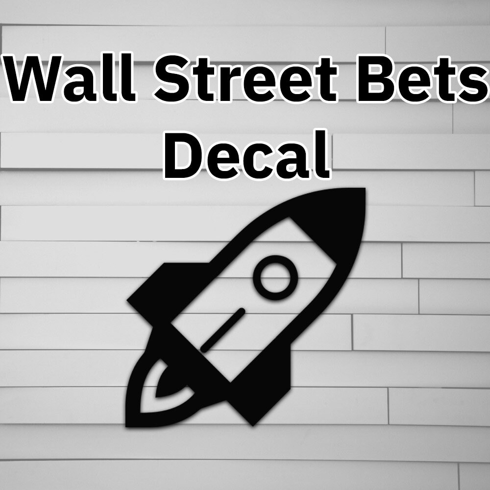 Wall Street Bets Rocket Emoji vinilo pegatina Etsy