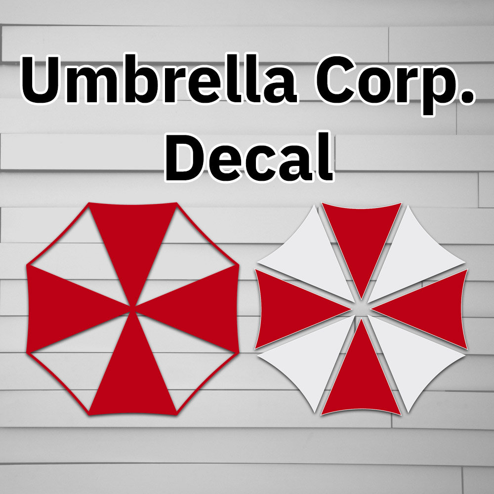 Auto Reflektierender Resident Film Evil Sticker Umbrella