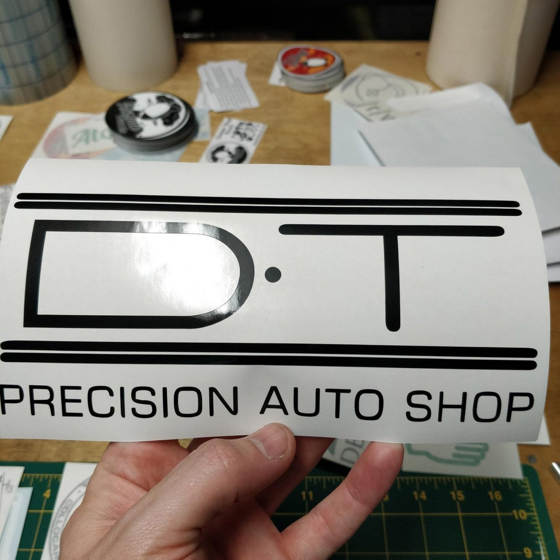 DT Precision Vinyl Decal for Car Laptop Window Tumbler Water Etsy