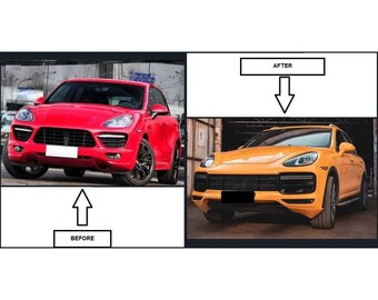 Transformation Kit Conversion Kit Body Kit Facelift Porsche Cayenne 2011-2014