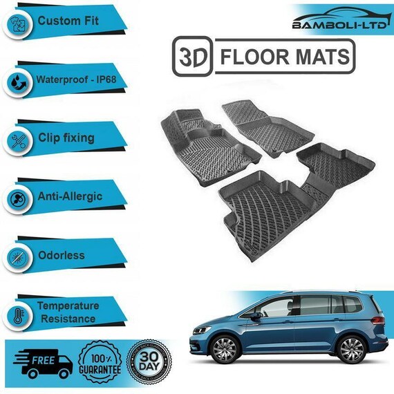 Buy 3d Molded Interior Car Floor Mat for Volkswagen Touran 04 15
