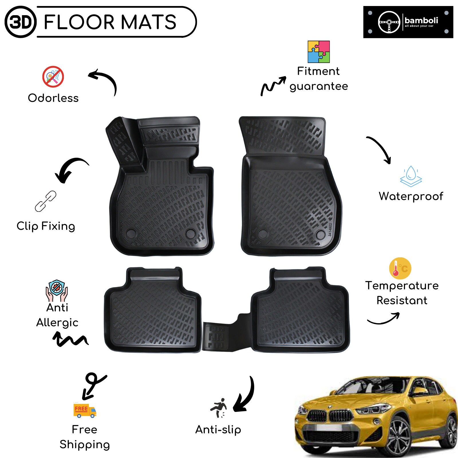 Bmw 2024 x2 mats