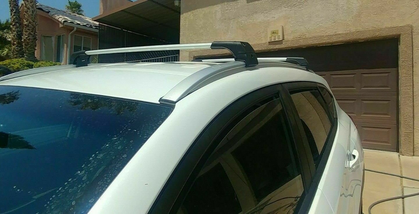 Silver Roof Rack Cross Bars for Hyundai Santa Fe Hybrid 2022 Etsy