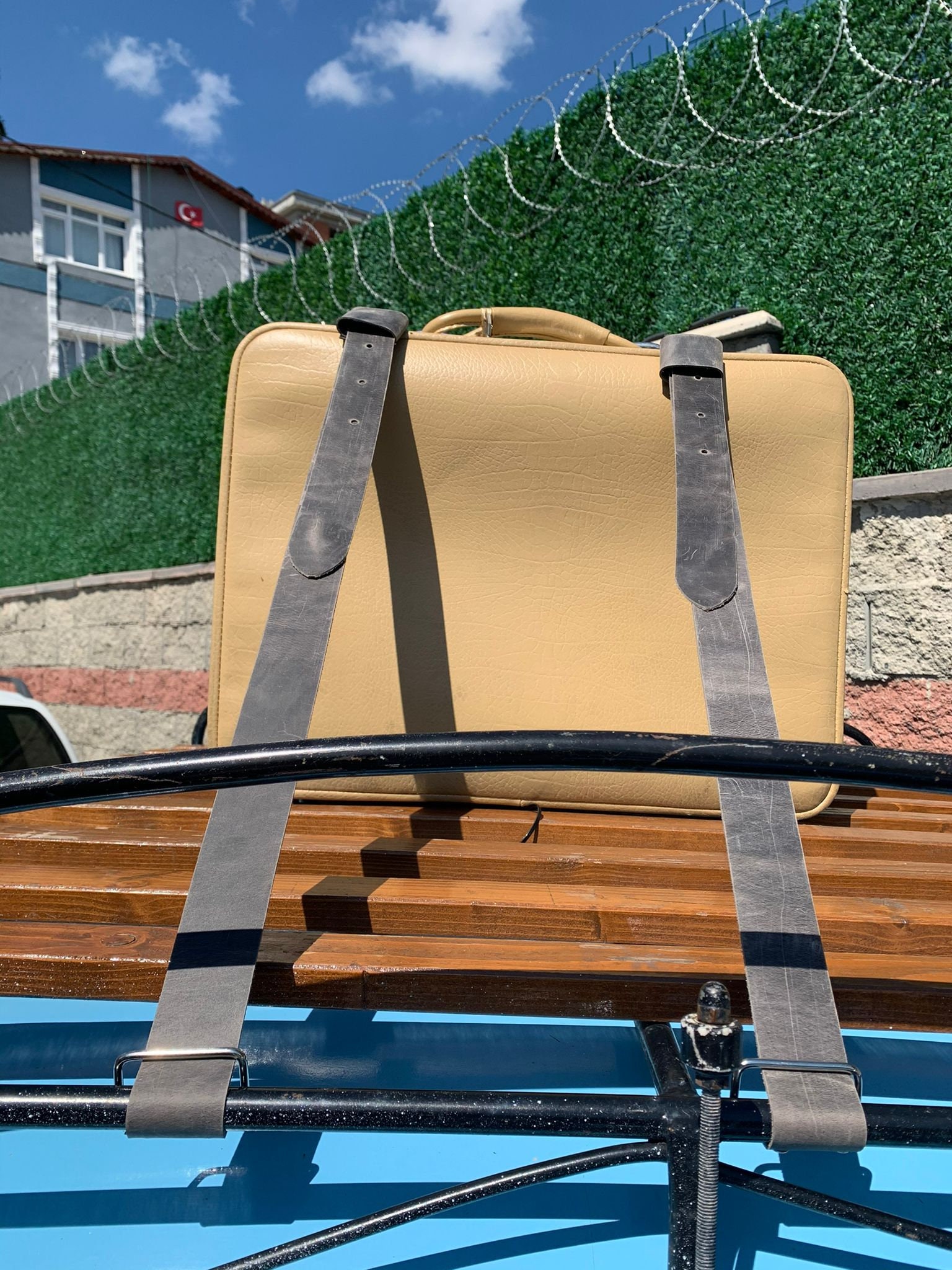 Genuine Leather Luggage Rack Straps Trunk Rack Straps for VW Etsy