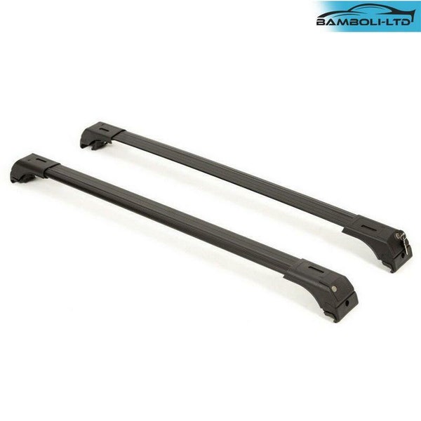 Barres transversales de barres de toit Mini Cooper Countryman noires, 2 barres de toit verrouillables 10-17