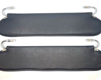 Interior Visera Sol Juego para Jeep Wrangler CJ 1955-1986 Negro - 2 Piezas