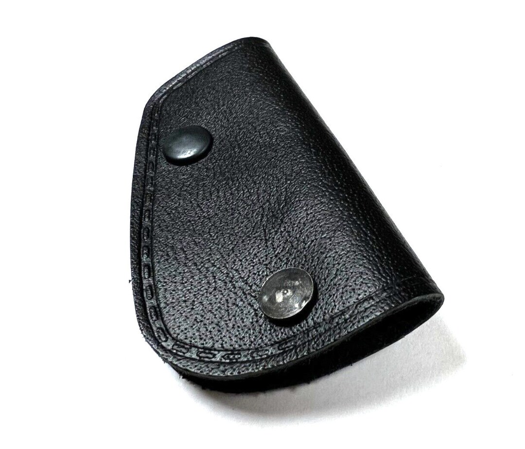 Classic Blade Style Key Holder Cover Genuine Leather for Mercedes W100