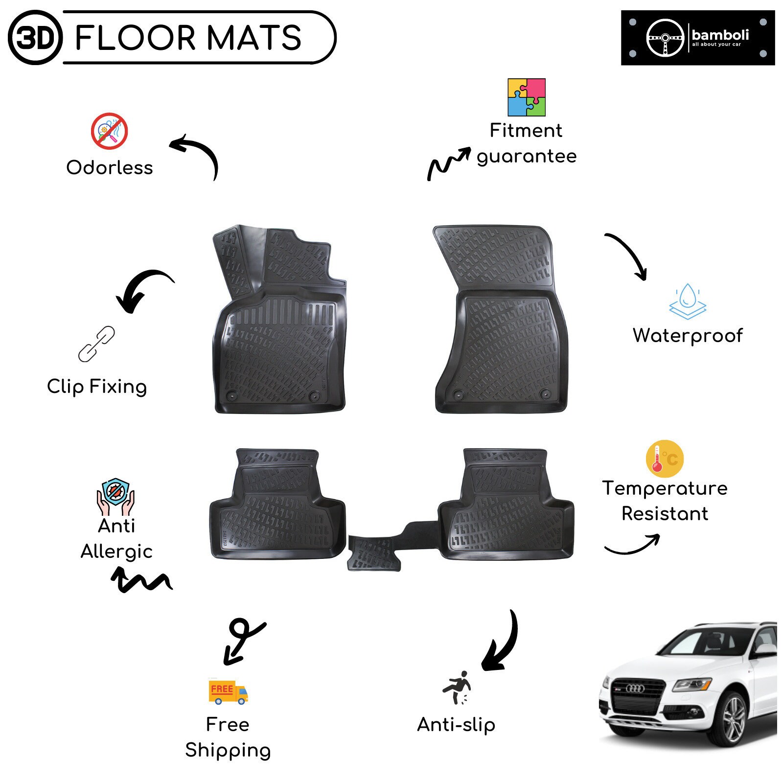 Buy Q5 Car Mats Online In India Etsy India