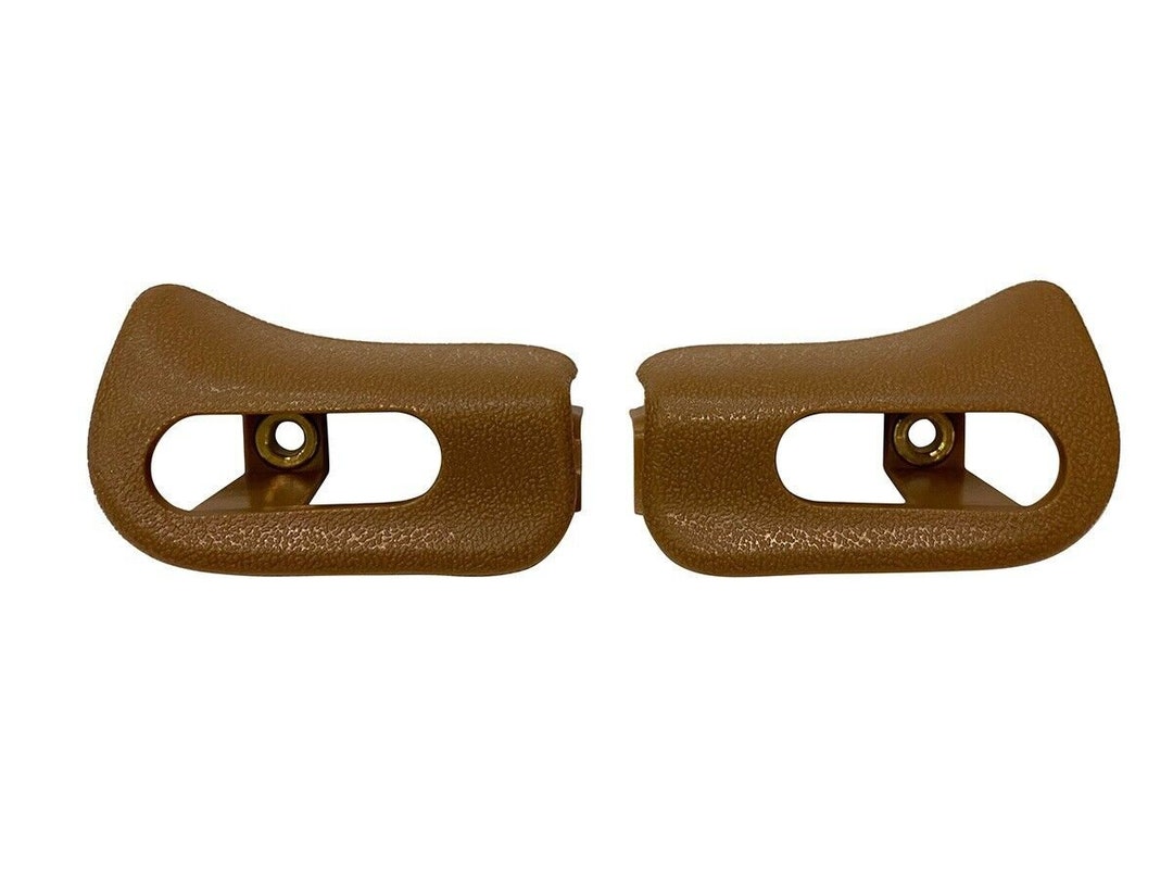Sun Visor Trim Caps Set For Mercedes R129 SL Class 1994-2001 – Cream Color, Bamboli Lt.