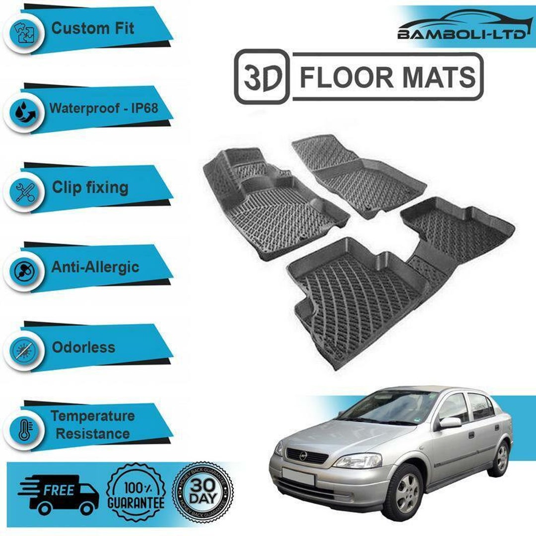 Kaufe 4PCS Universal Auto Wasserdicht Vorne Und Hinten Matten Boden Teppich  Für BMW Volvo Benz Ford