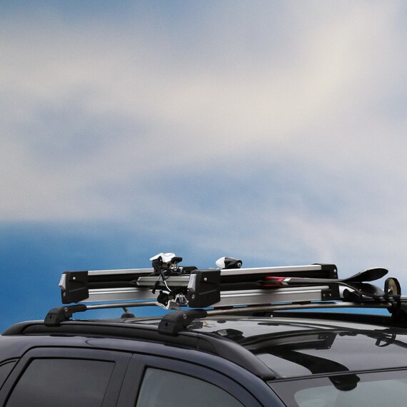 Buy Bamboli 29.5 Ski Carrier Silver Cross Bar Set for Renault