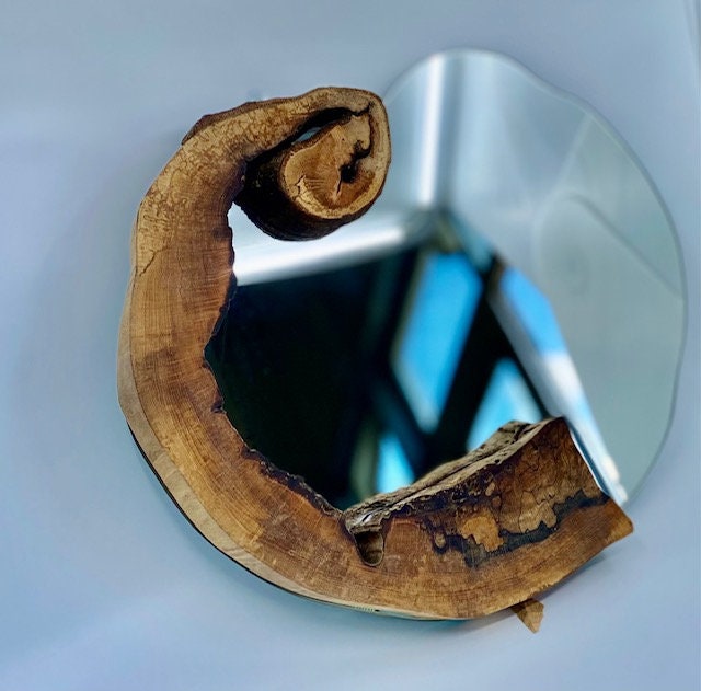 Holz-Spiegel Holz rustikale Spiegel Rustik Wandspiegel | Etsy