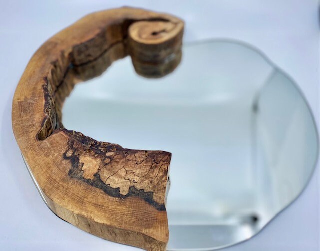 Holz-Spiegel Holz rustikale Spiegel Rustik Wandspiegel | Etsy