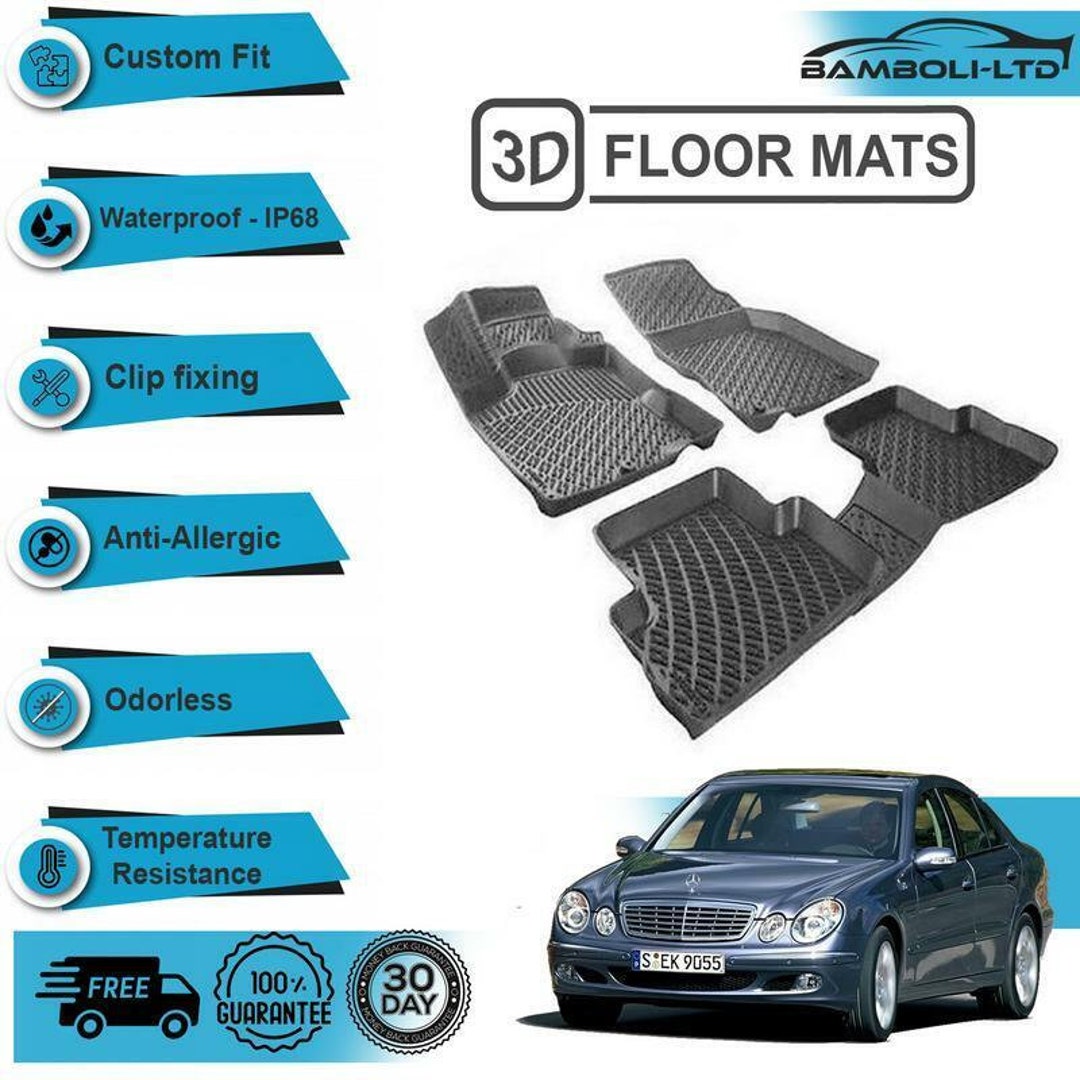 3d molded interior car floor mat for mercedes e class w211 Etsy 日本
