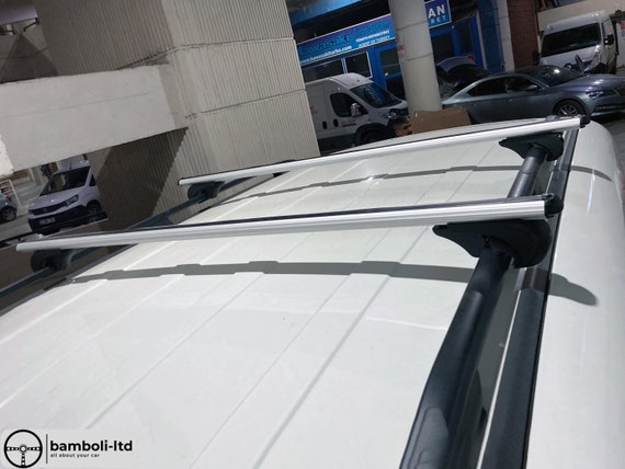 Silver Fit For NISSAN Top Roof Rack Cross Bars Rai