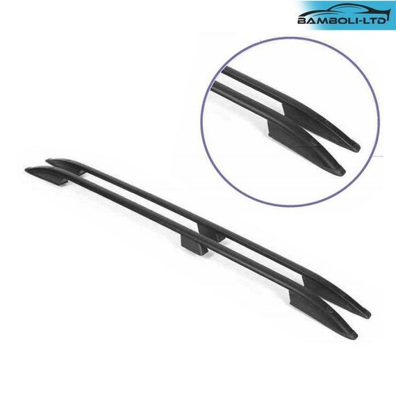 Roof Rack Side Rail Bar Black for Fiat Panda 2012 up Etsy