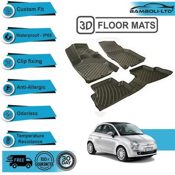 2020 Fiat 500X Floor Mats - Laser measured Floor Mats For Perfect