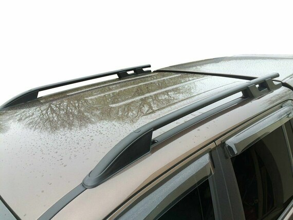 Aluminium Roof Rack Rails Side Bars Set 2pcs to Fit Vw Amarok 2010