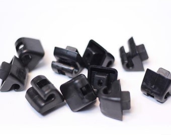 Sonnenblende Clip Set Halter Für Mercedes W123 2 Teile Schwarz Farbe