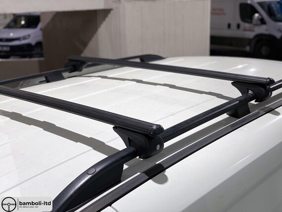 Black Fit For SKODA Octavia Wagon Top Roof Rack C… - image 6