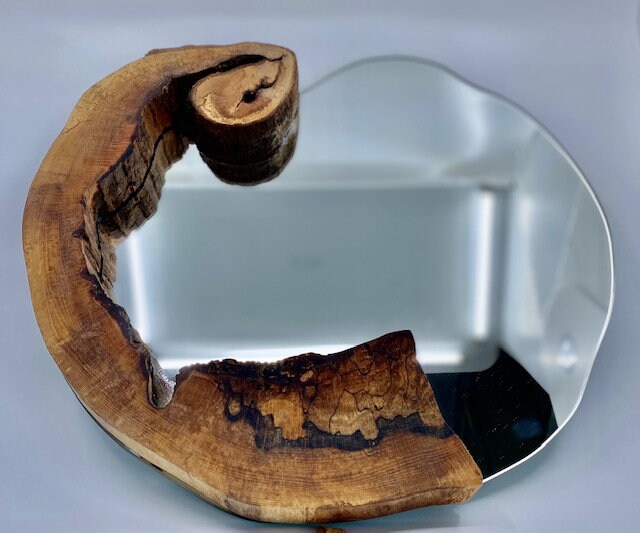 Holz-Spiegel Holz rustikale Spiegel Rustik Wandspiegel | Etsy