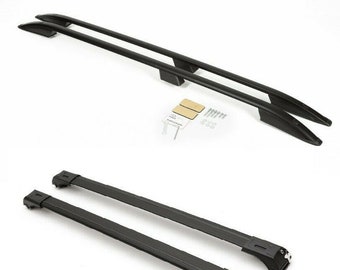 Für Range Rover Vogue HSE Side Rails Cross Bars Set 4 Stück Schwarz 2002-2012