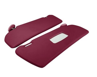 Sunvisor Burgundy Set for Mercedes W123 Coupe C123 230CE 280CE 19761986