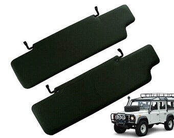 Black Sunvisor Sun Visors Set for Land Rover Defender 1983-2012