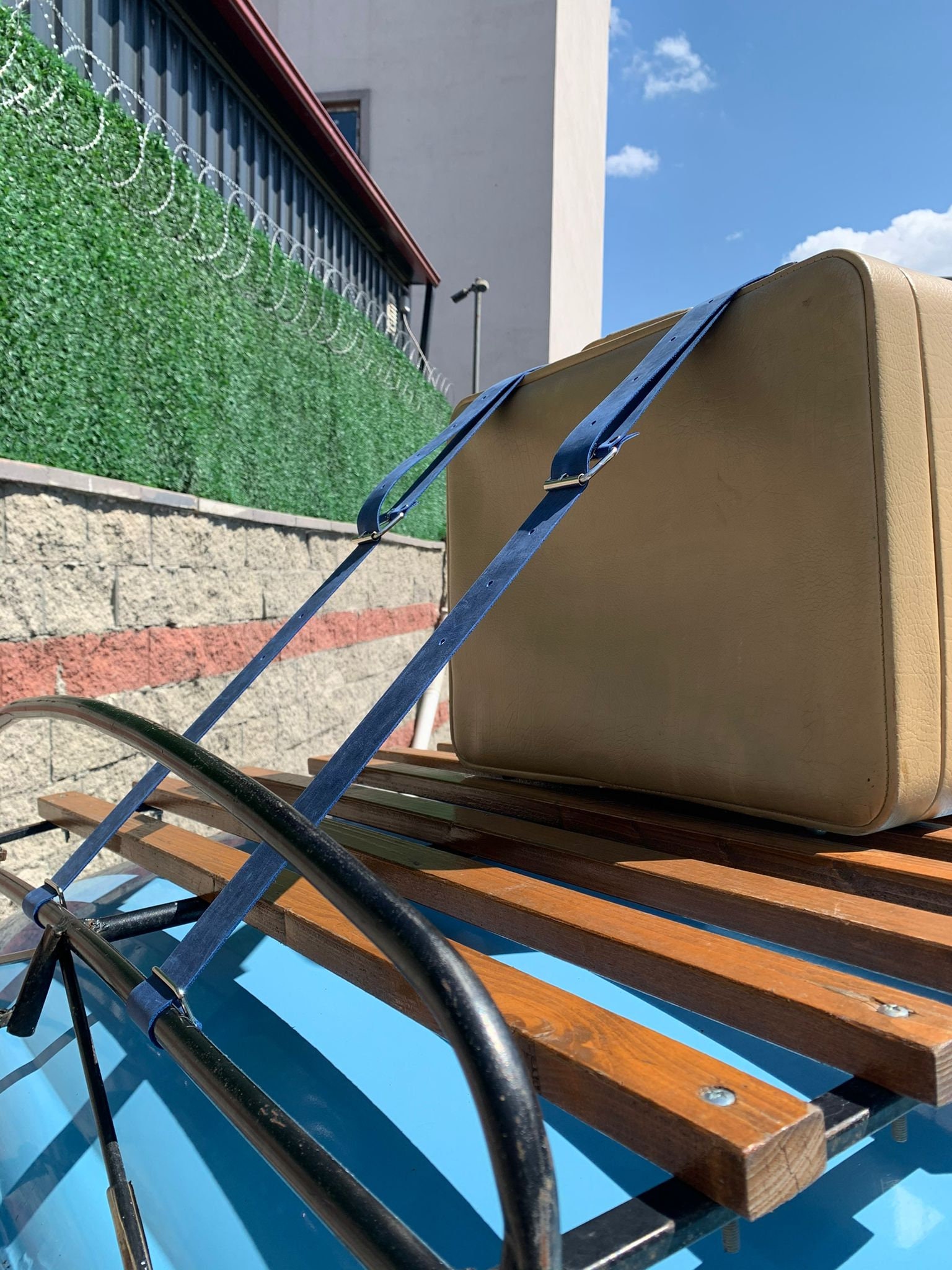 Genuine Leather Luggage Rack Straps Trunk Rack Straps for VW Etsy