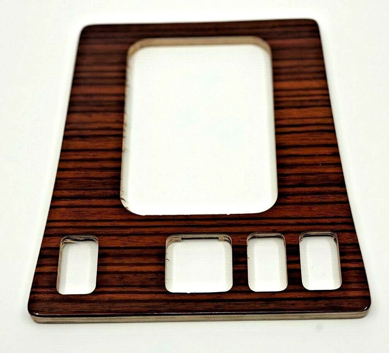 Bamboli Ltd. Walnut Wood Center Shifter Console Frame For Mercedes W201 - Custom Fit