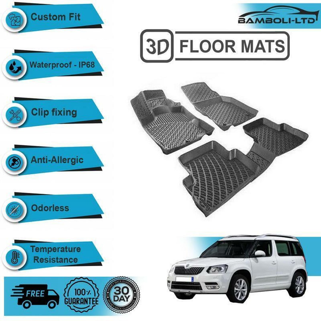 Skoda yeti rubber sales mats