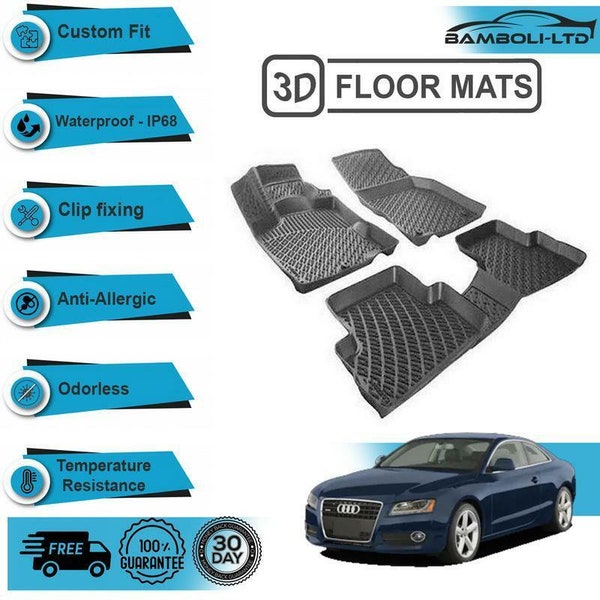 Audi A5 Floor Mats Rubber Etsy