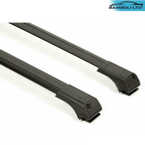 Fits Dacia Duster 2014 2018 Roof Rack Cross Bars Rails Alu Black