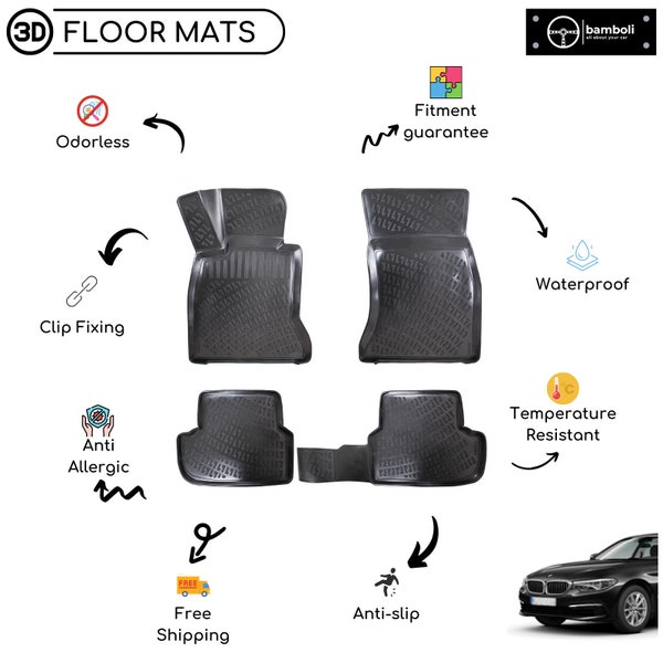 Bmw Floor Mats 5 Series Etsy