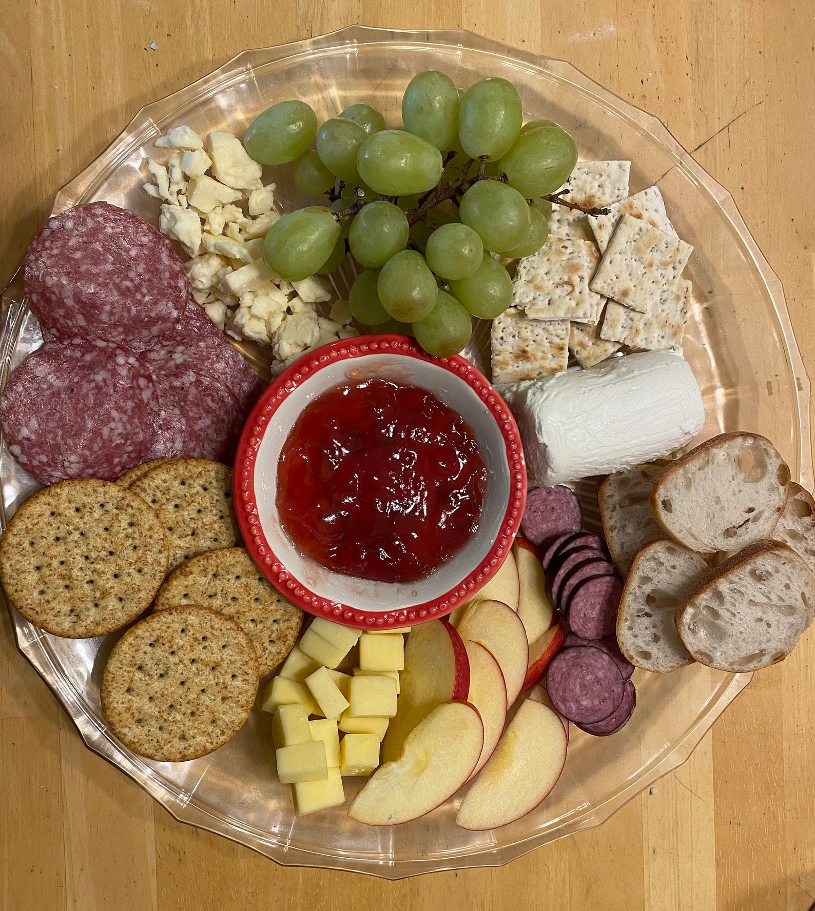 Charcuterie Board List Layout Round Table Board Etsy