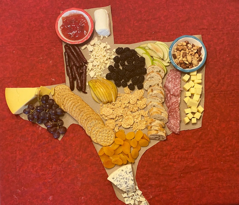 charcuterie board near me | lubbock, tx Images High... Charcuterie Board List & Layout- Texas Board - Etsy