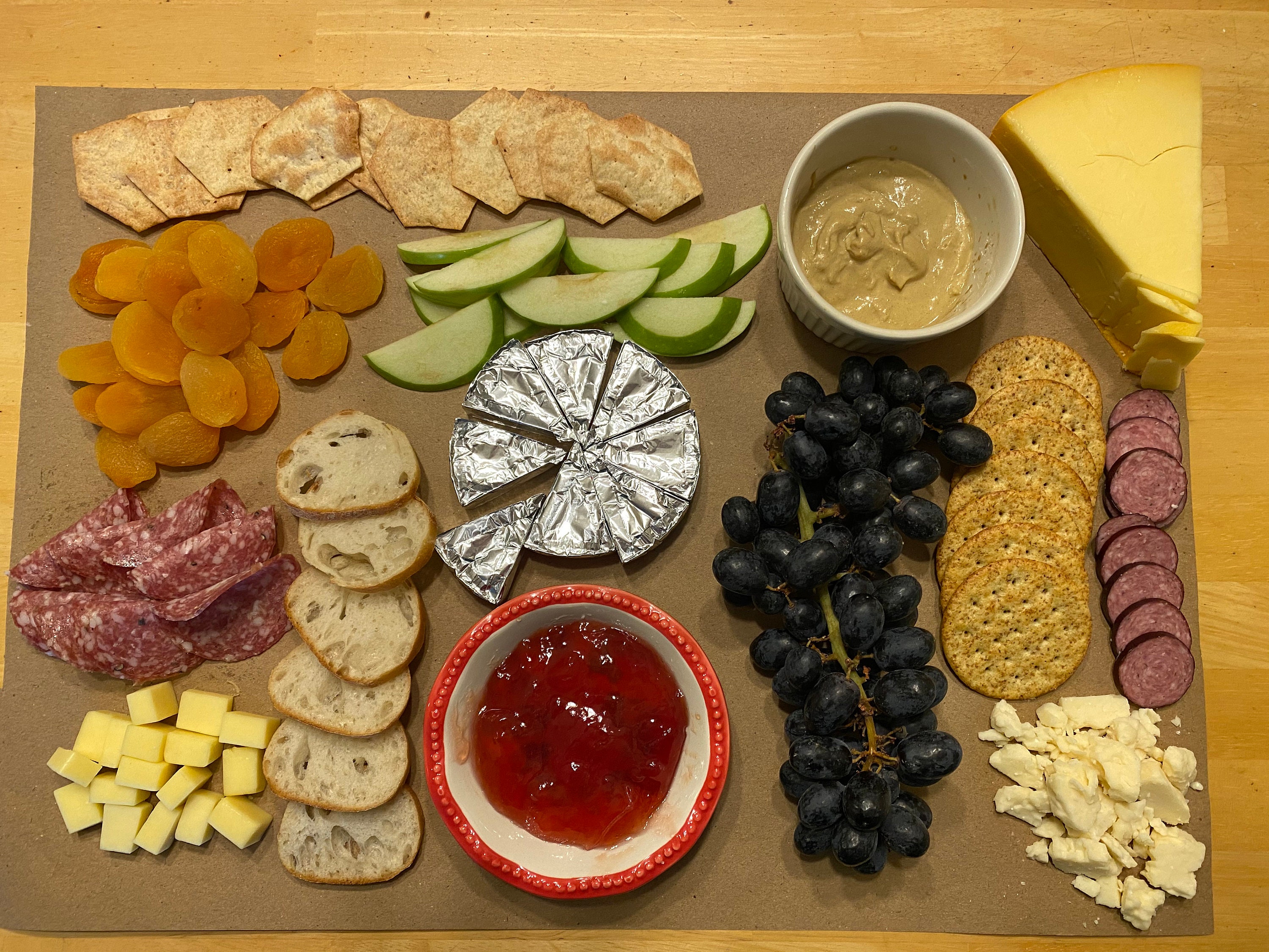 Charcuterie Board Layout Template