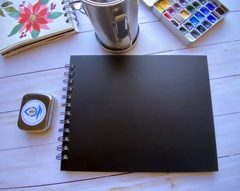 Arches Cold Press Hand Cut Watercolor Book: 7x9, 100% Cotton, Lays Flat