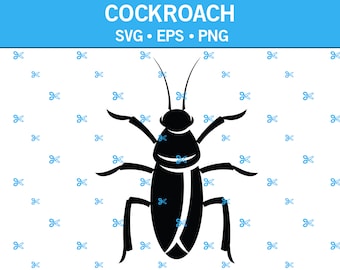SVG kakkerlak, Insect Svg, kakkerlak illustraties, kakkerlak Vector, Bug Svg, Pest Svg, Pest illustraties, Bug illustraties, Eps, Png, Svg