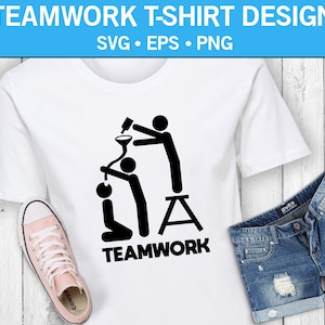 Teamwork Drinking Stickman T-Shirt SVG, Drunk Stickmen SVG, Funny Stickman SVG, Alcohol Drinking T-Shirt Svg, Party Shirt Svg, Stickmen Svg