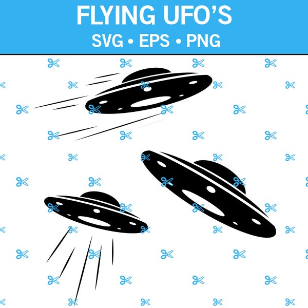 Flying UFO SVG, Alien Svg, Ufo Svg, Outer Space Svg, Alien Clip Art, Abduction Svg, Green Men Svg, UFO Clip Art, Ufo Ship Svg