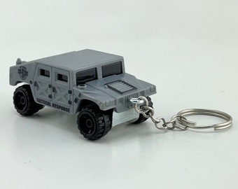Hotwheels Hummer H1 Truck Keychain: Custom Crafted